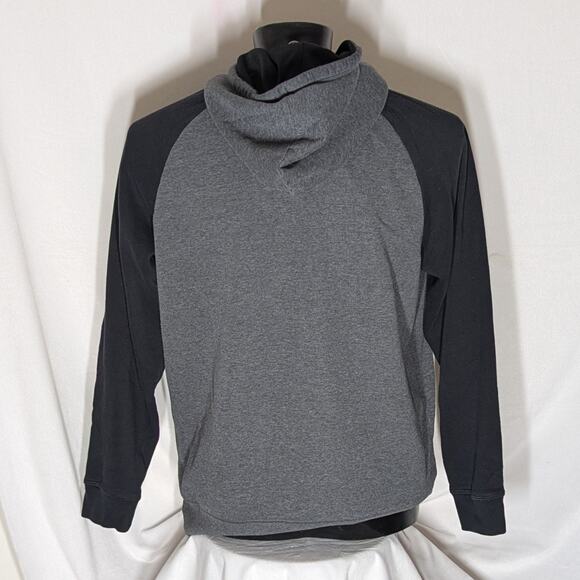 Reebok Men's Pullover Hoodie Large Gray/Black - Picture 3 of 4